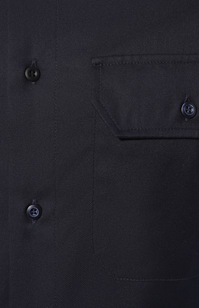 Хлопковая рубашка BRUNELLO CUCINELLI, арт. MW6040626, фото 5