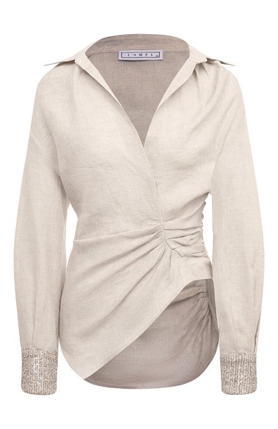 Женская льняная блузка IN THE MOOD FOR LOVE, арт. SS2400900001
