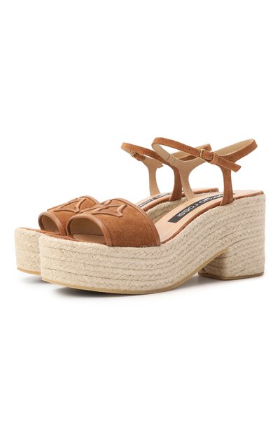 Женские замшевые босоножки sr sea scale SERGIO ROSSI, арт. B12780/MAF442