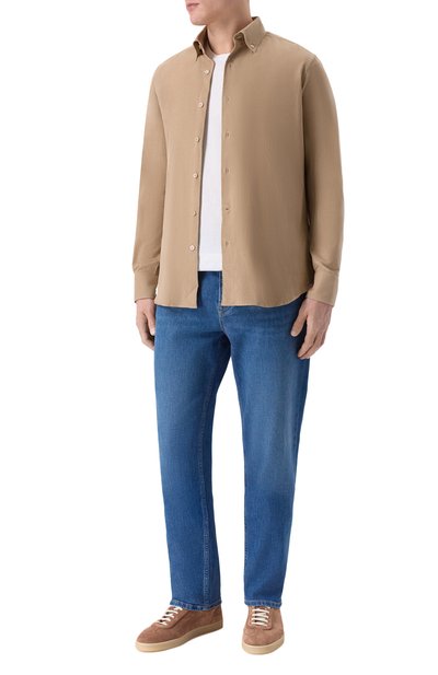 Мужская хлопковая рубашка MVST, арт. M0RBIDA/PB/SP0RT/620-C0RDUR0Y