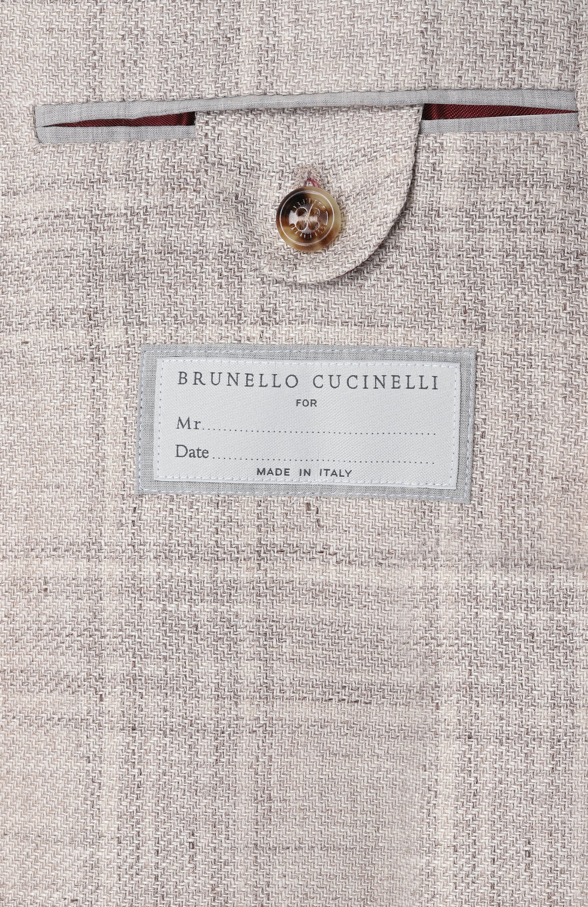 Пиджак изо льна и шерсти BRUNELLO CUCINELLI, арт. MR4877BND, фото 9