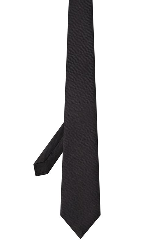 Шелковый галстук Giorgio Armani GM000800/TE20412 Чёрный  GM000800/TE20412 Фото 3
