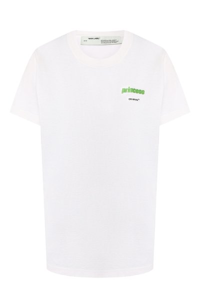 Женская хлопковая футболка OFF-WHITE, арт. 0WAA049R20B071010141