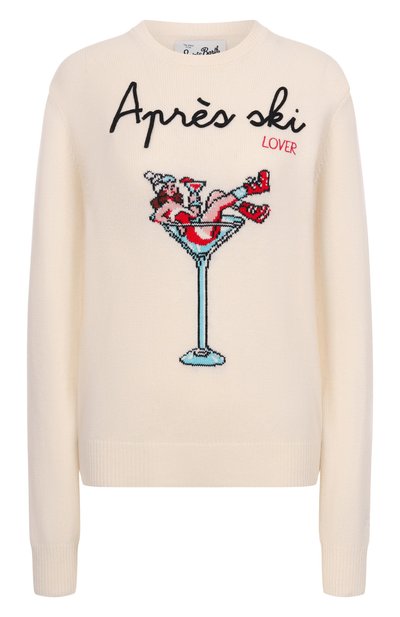 Женский пуловер из шерсти и вискозы MC2 SAINT BARTH, арт. QUE0010-03898I/NEW QUEEN