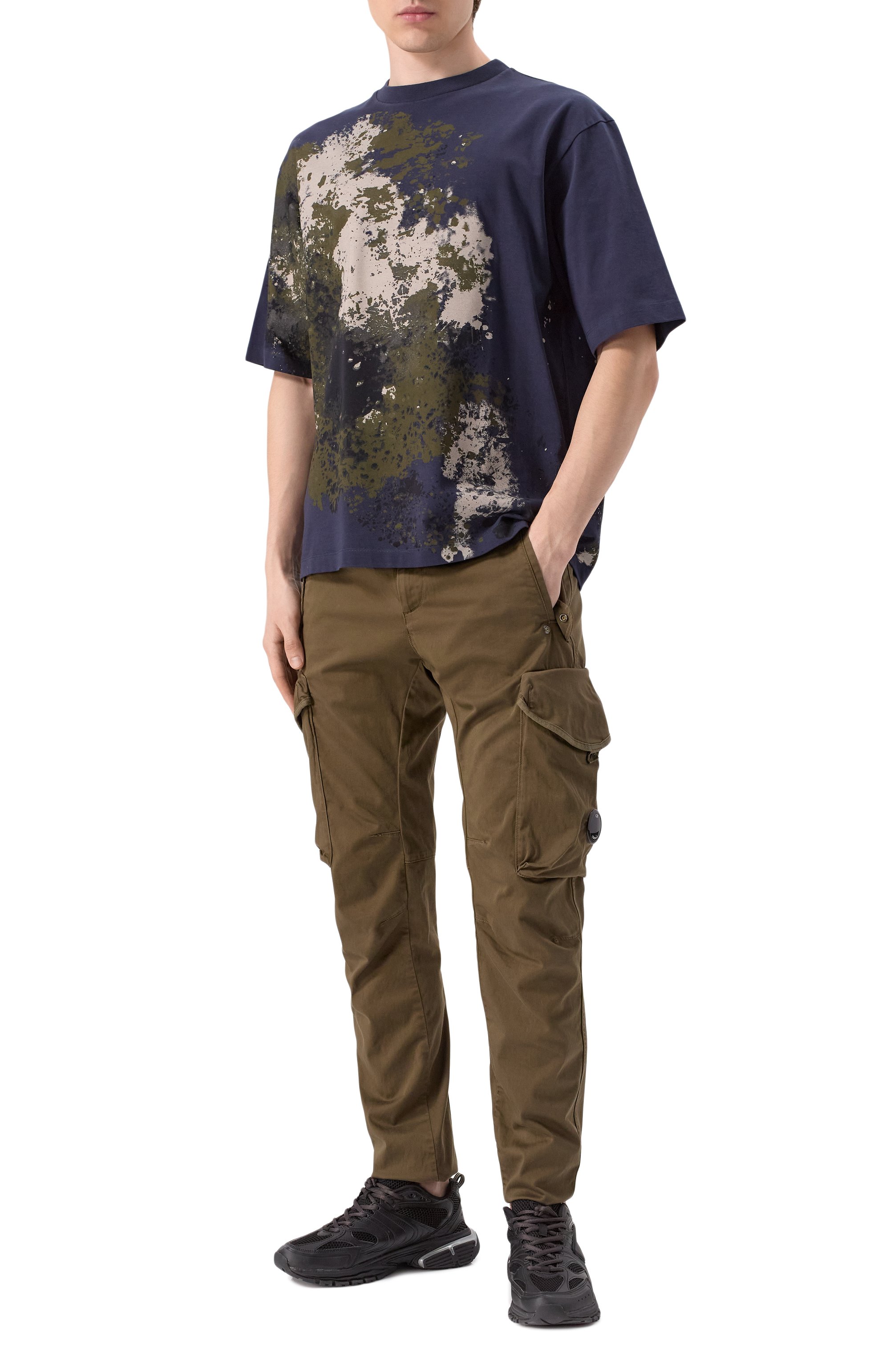 Хлопковые брюки-карго C.P. COMPANY, арт. 18CMPA058A005694G, фото 2