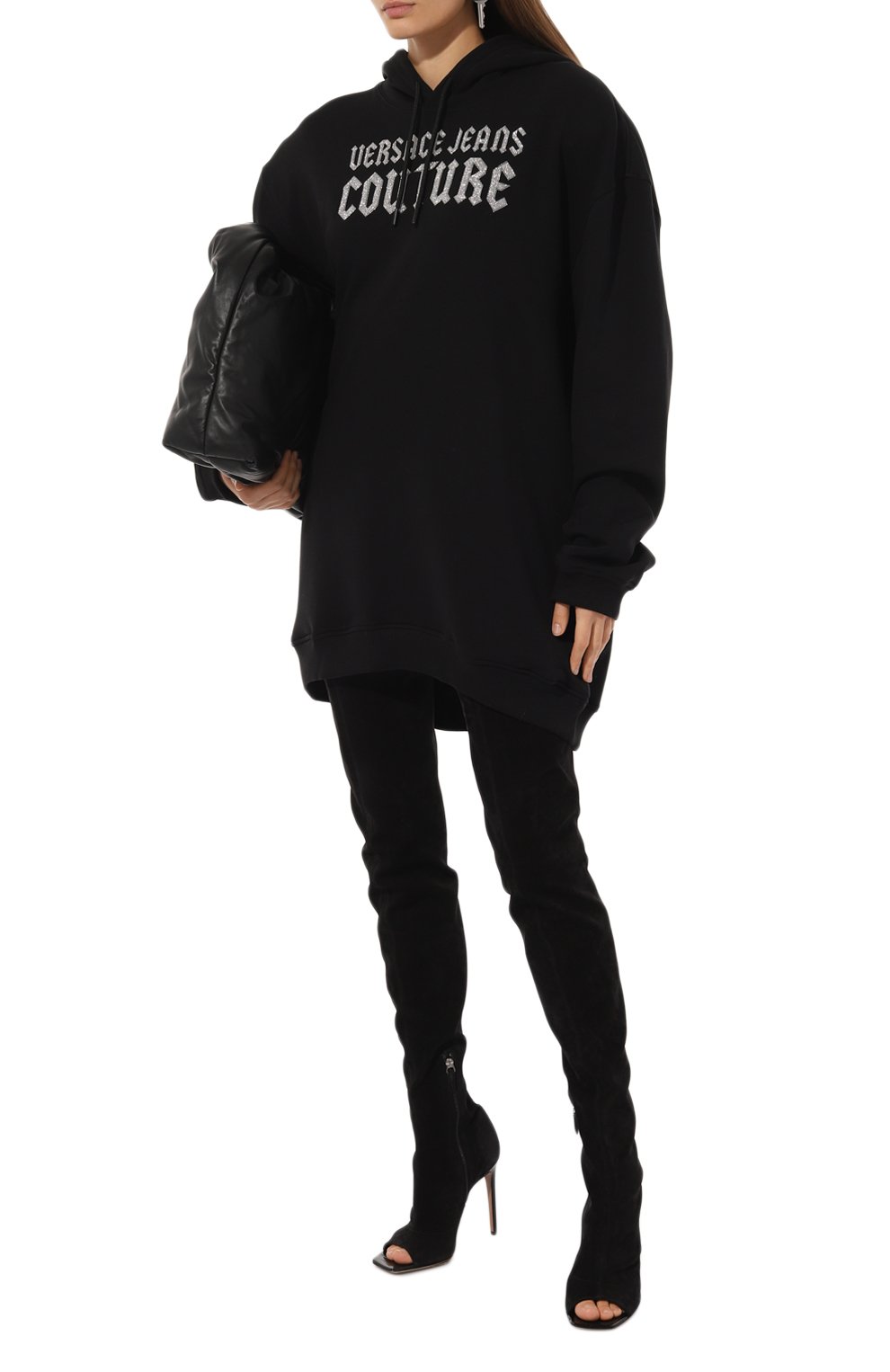 Хлопковое худи VERSACE JEANS COUTURE, арт. 77HAIL03/CF00L, фото 2