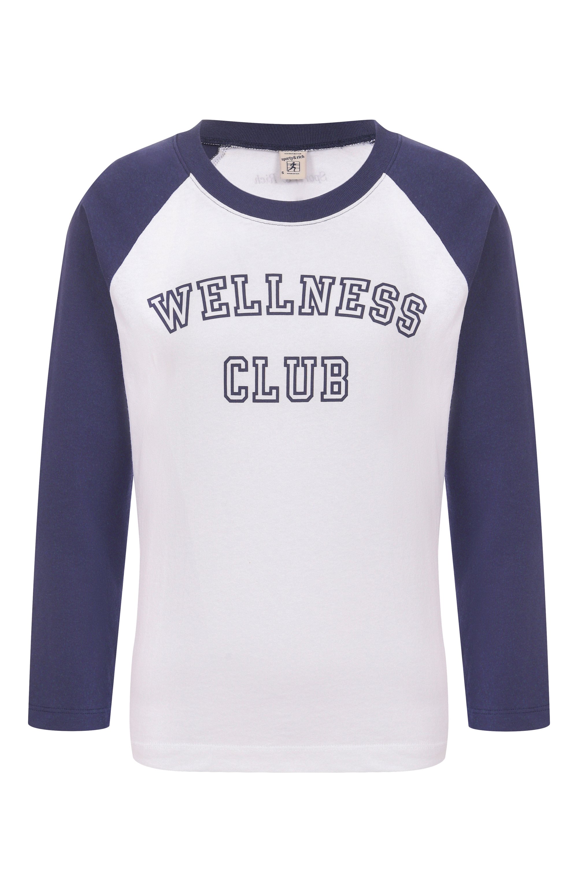 Хлопковый лонгслив SPORTY AND RICH, арт. T0046620010BL107, фото 1