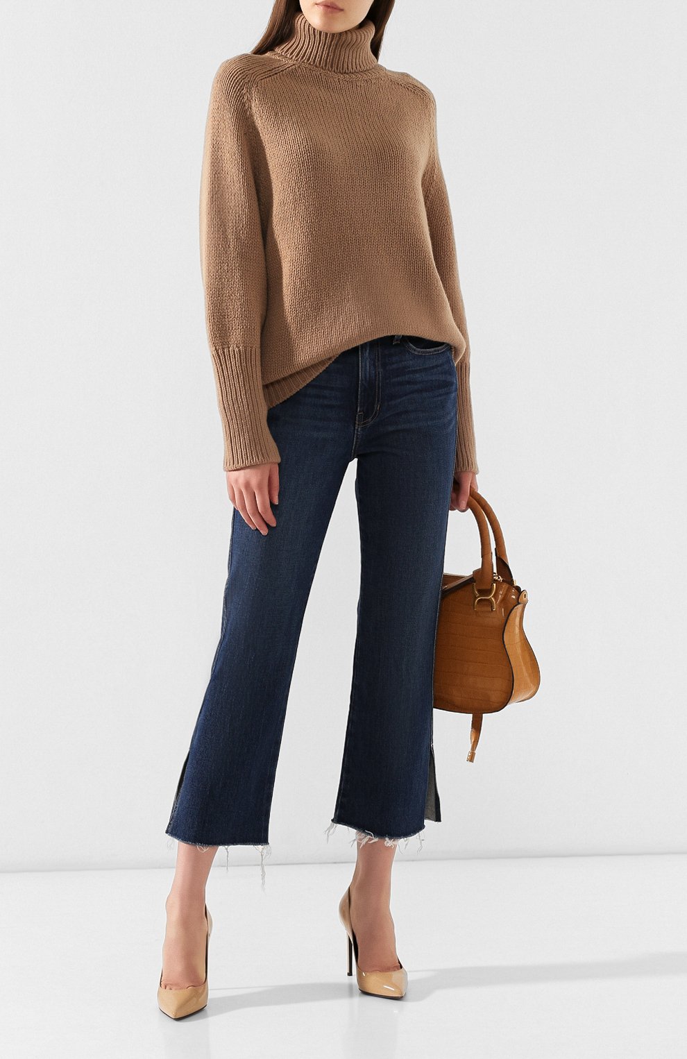 Водолазка из шерсти и кашемира RALPH LAUREN бежевого цвета по цене 199500 руб., арт. 290769807, фото 2 Водолазка из шерсти и кашемира RALPH LAUREN, арт. 290769807, фото 2