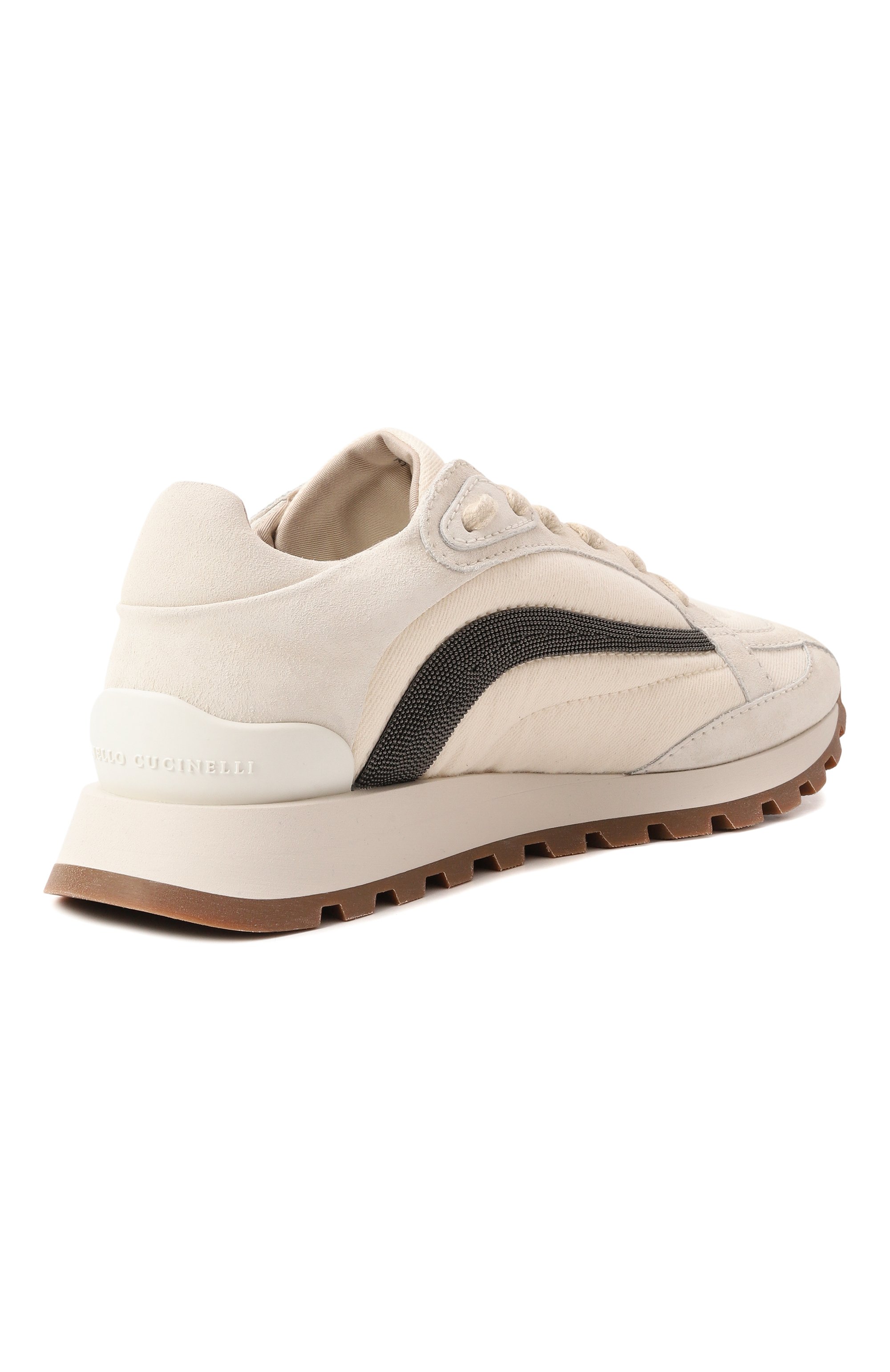 Комбинированные кроссовки BRUNELLO CUCINELLI, арт. MZSFG2941, фото 5