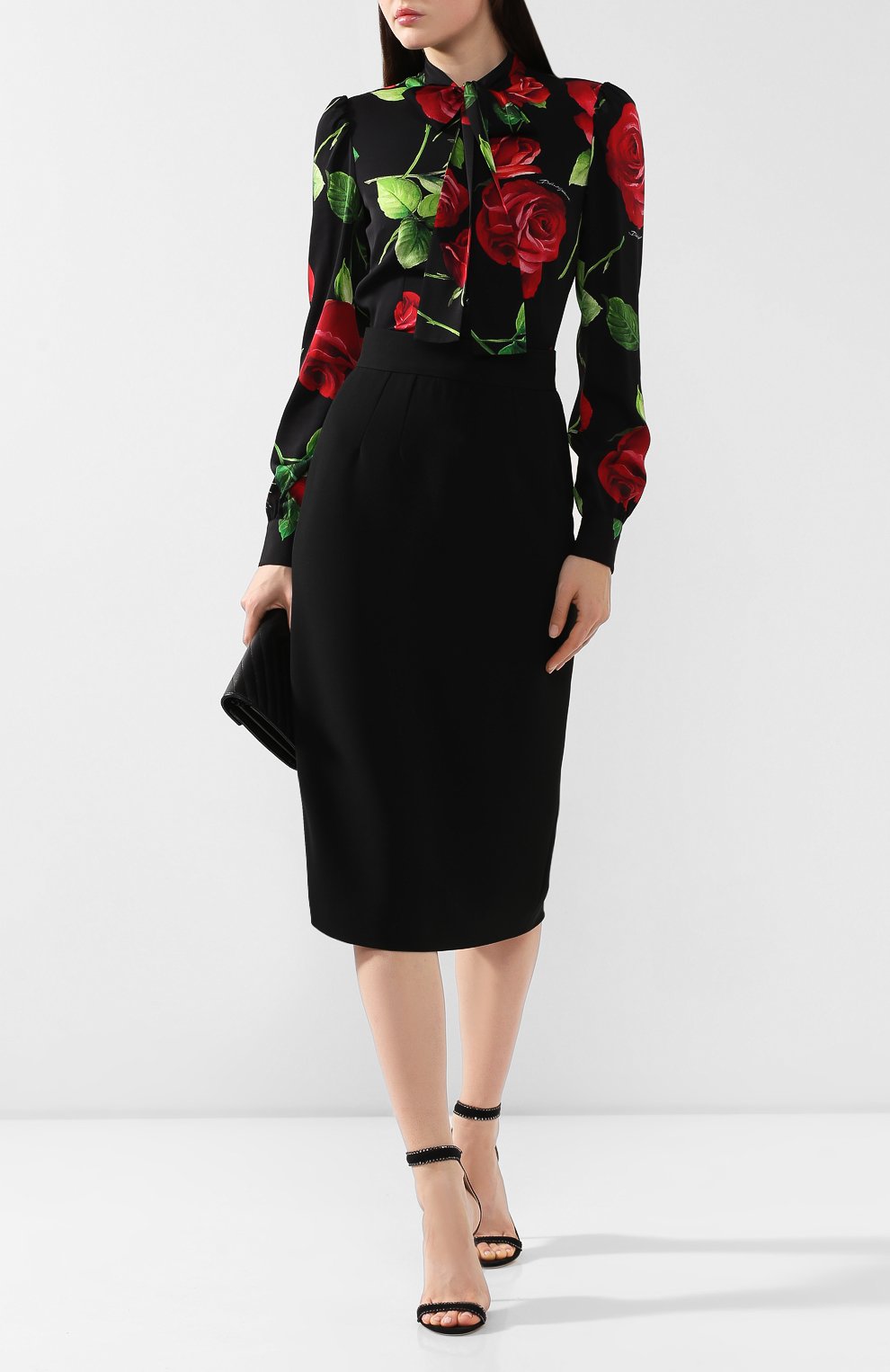 Шелковая блузка DOLCE & GABBANA, арт. F5J41T/FSAY1, фото 2