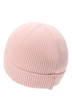 Детского хлопковая шапка MONCLER розового цвета, арт. G2-951-9Z709-00-V9217 | Фото 2 (Материал: Текстиль, Хлопок; Материал сплава: Проставлено; Нос: Не проставлено)