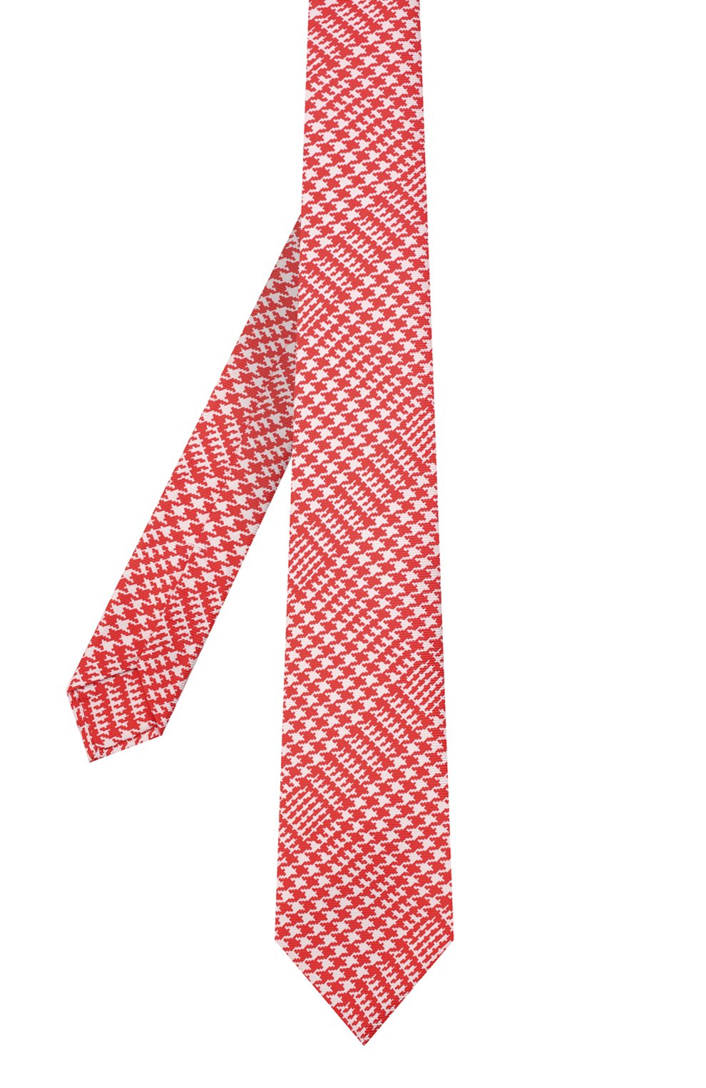 Шелковый галстук KITON красного цвета по цене 29350 руб., арт. UCRVKLC01H21, фото 3 Шелковый галстук KITON, арт. UCRVKLC01H21, фото 3