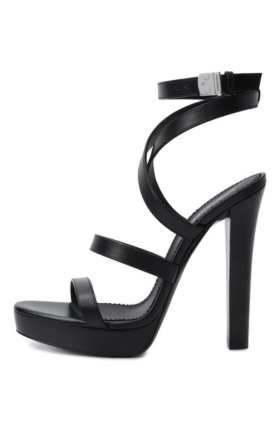 Кожаные босоножки lock yourself DSQUARED2, арт. HSW0257, фото 4