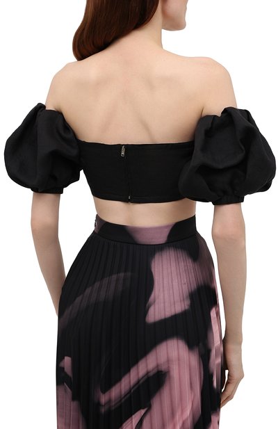 Топ ISABEL MARANT черного цвета по цене 47700 руб., арт. HT2091-21E023I/JENTIA, фото 4 Топ ISABEL MARANT, арт. HT2091-21E023I/JENTIA, фото 4