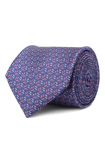 Мужской шелковый галстук ZILLI, арт. 50280/TIES