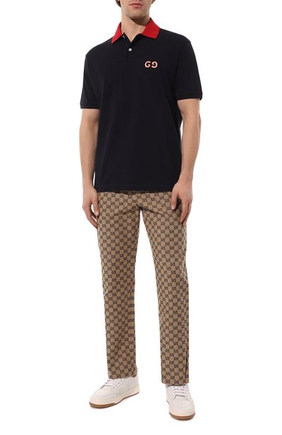 Хлопковое поло GUCCI, арт. 574086 XJA6C, фото 2