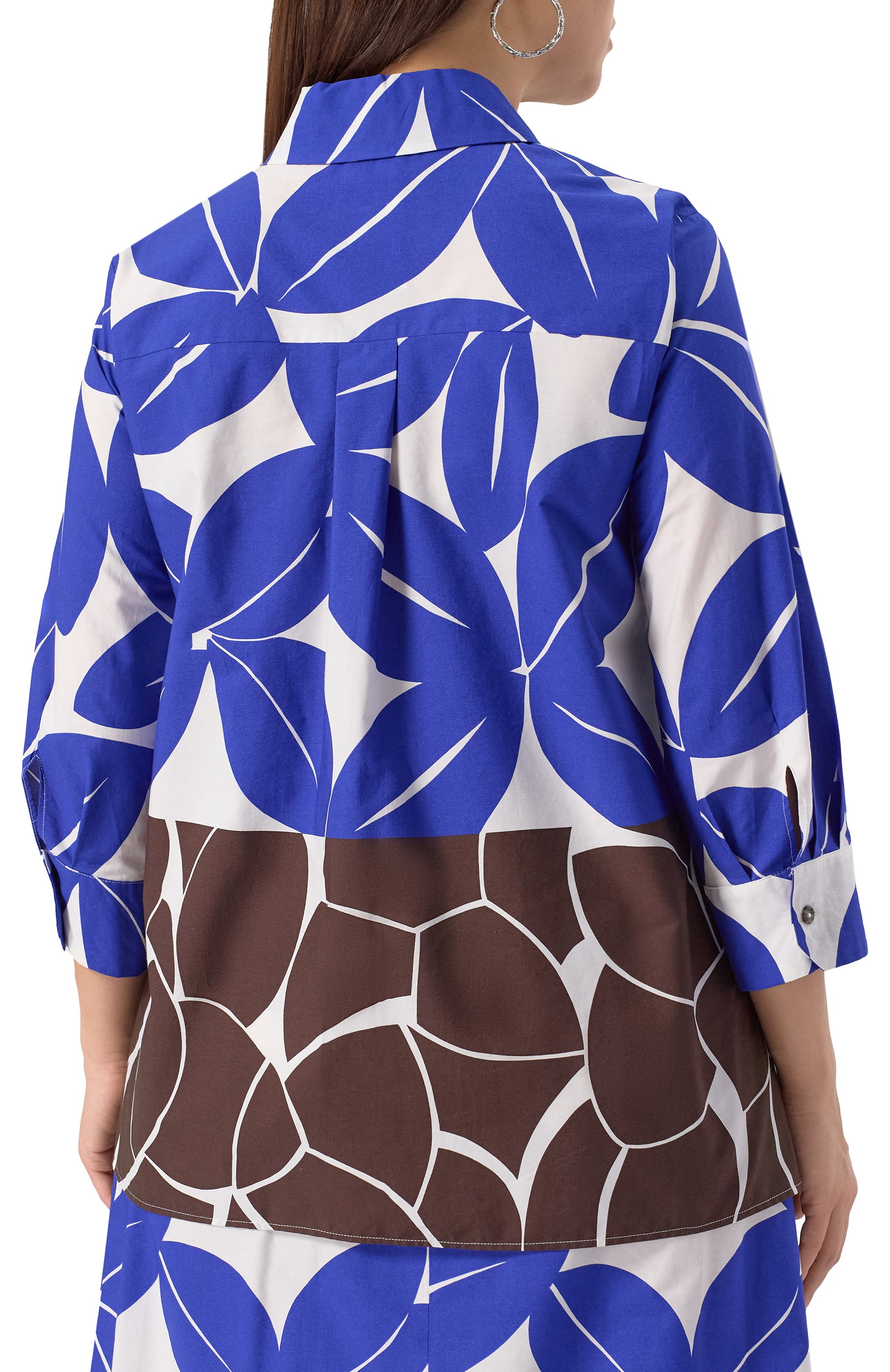 Хлопковая рубашка PERSONA BY MARINA RINALDI, арт. DED0, фото 4