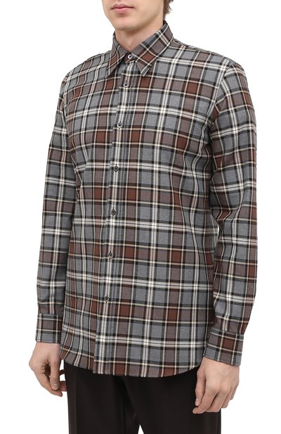 Хлопковая рубашка DRIES VAN NOTEN, арт. 202-20702-1166, фото 3