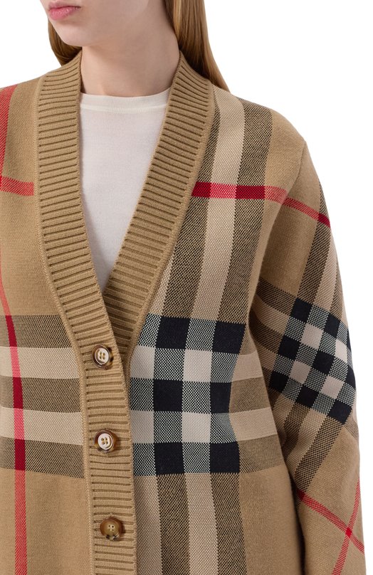 Кардиган Burberry 8039153 Бежевый  8039153 Фото 5