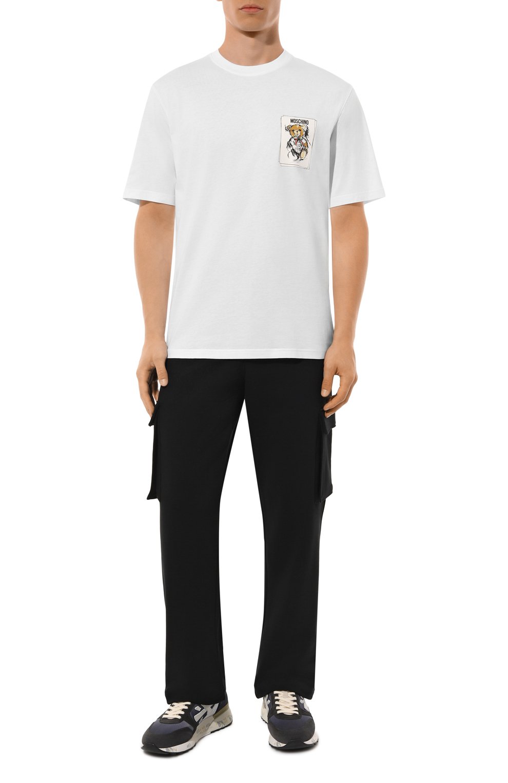 Хлопковые брюки-карго MOSCHINO, арт. A0319/5228, фото 2