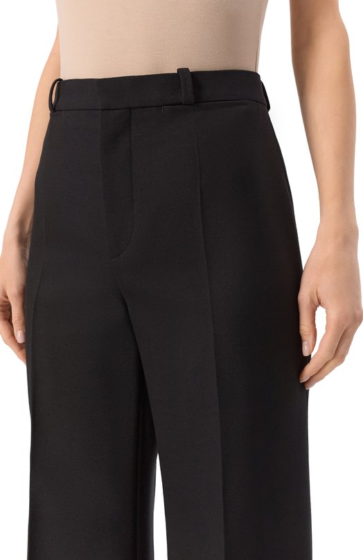 Шерстяные брюки Chloé CHC25SPA06299 Чёрный  CHC25SPA06299 Фото 5