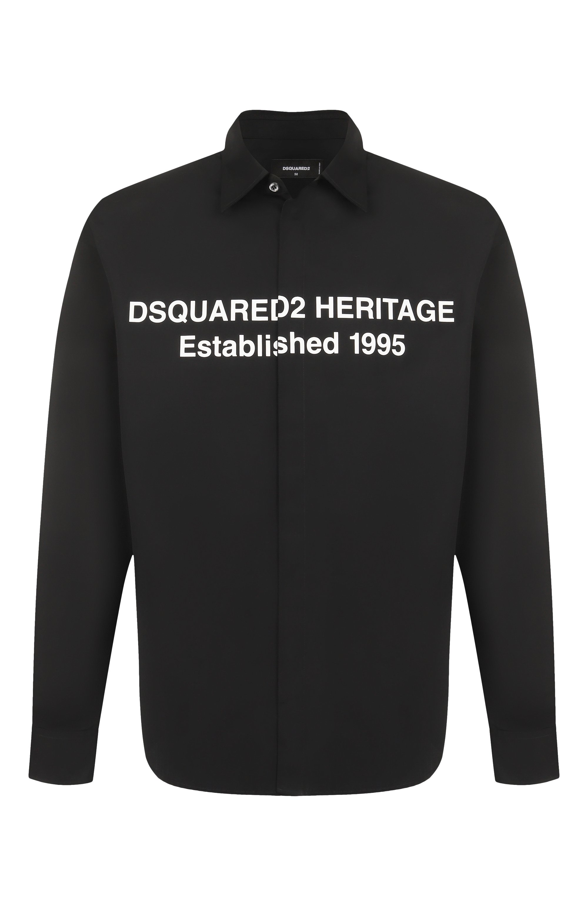 Хлопковая рубашка DSQUARED2, арт. S74DM0949/S36275, фото 1