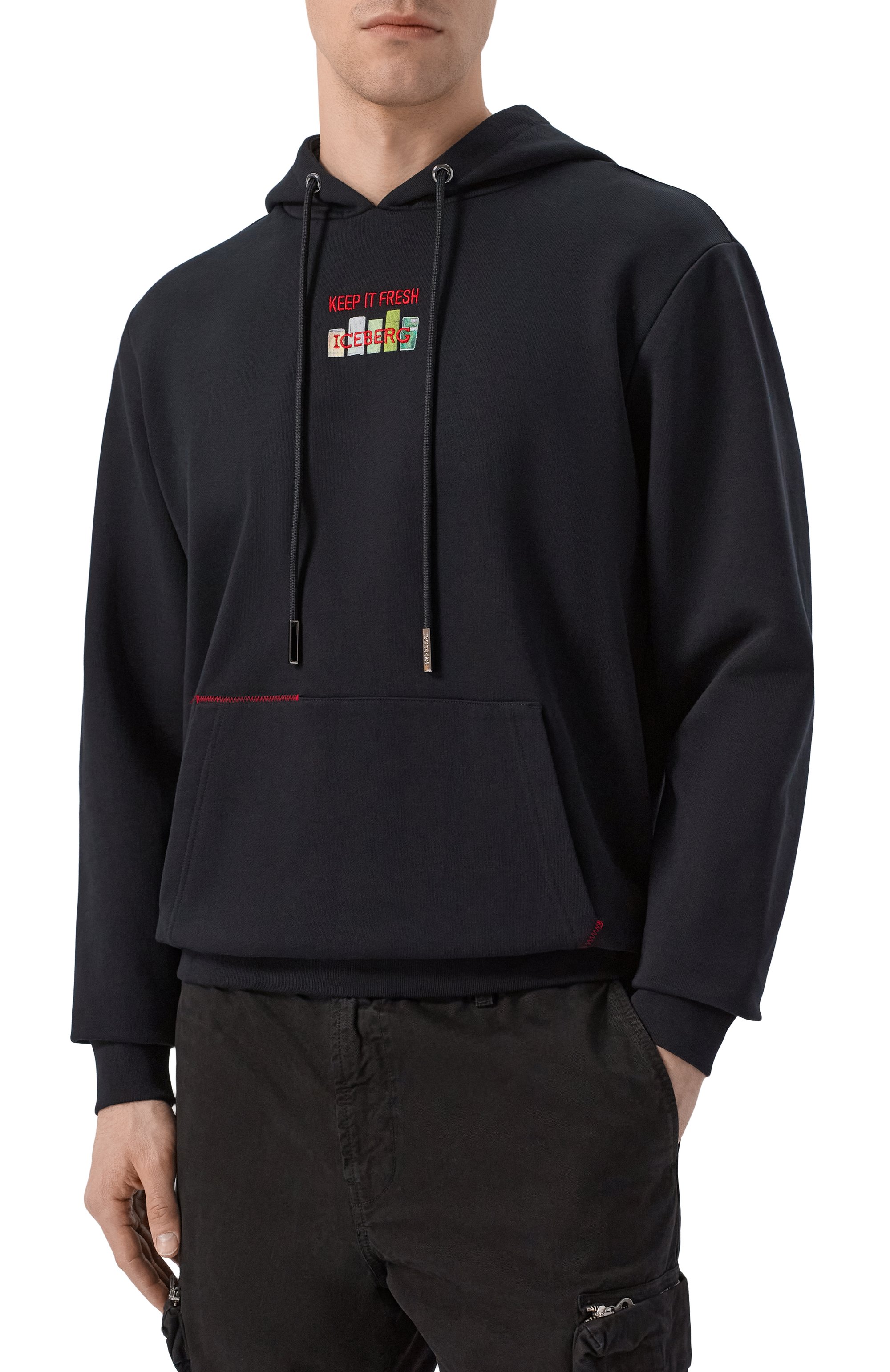 Хлопковое худи ICEBERG, арт. E021/6300, фото 3