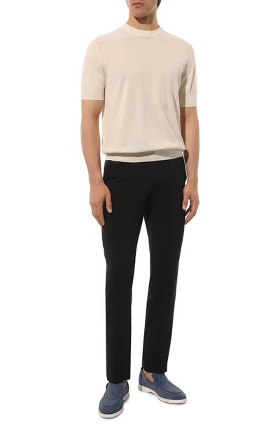 Замшевые лоферы ZILLI, арт. MDZ-PT191-DM033/0B1X, фото 2