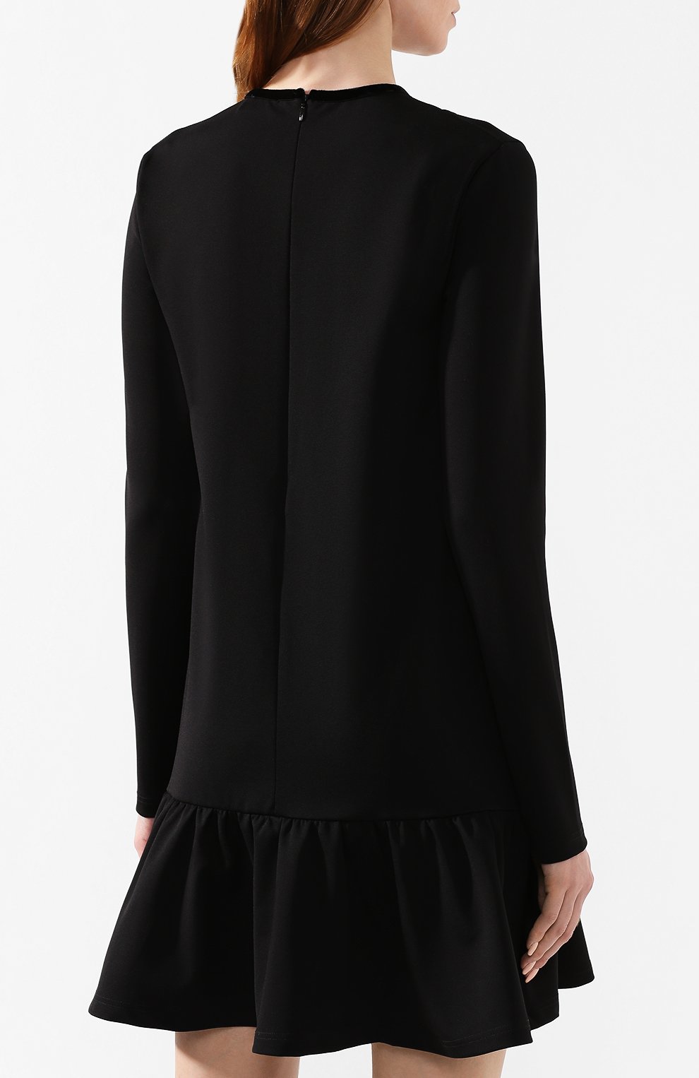 Платье REDVALENTINO черного цвета по цене 58500 руб., арт. SR0MJ03C/4Q9, фото 4 Платье REDVALENTINO, арт. SR0MJ03C/4Q9, фото 4