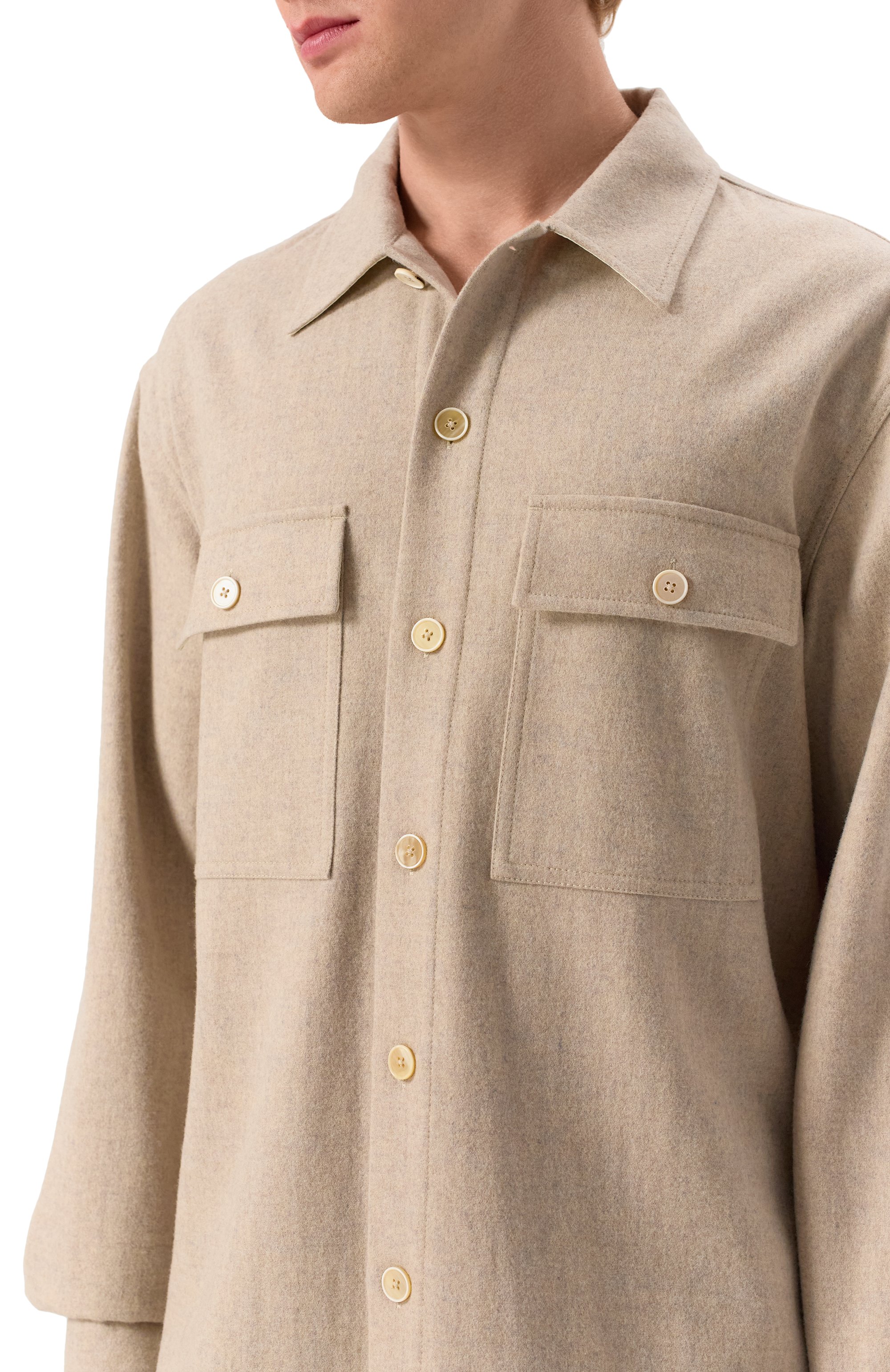 Шерстяная куртка-рубашка JIL SANDER, арт. J47DL0131/J40182, фото 5