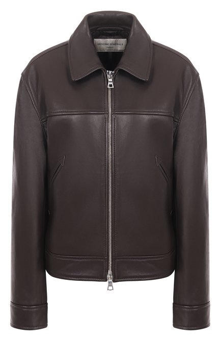 Женская кожаная куртка OFFICINE GENERALE, арт. W25WLTR552