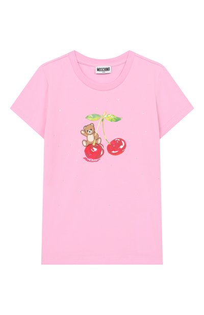 Хлопковая футболка MOSCHINO, арт. HFM06K/LBA10