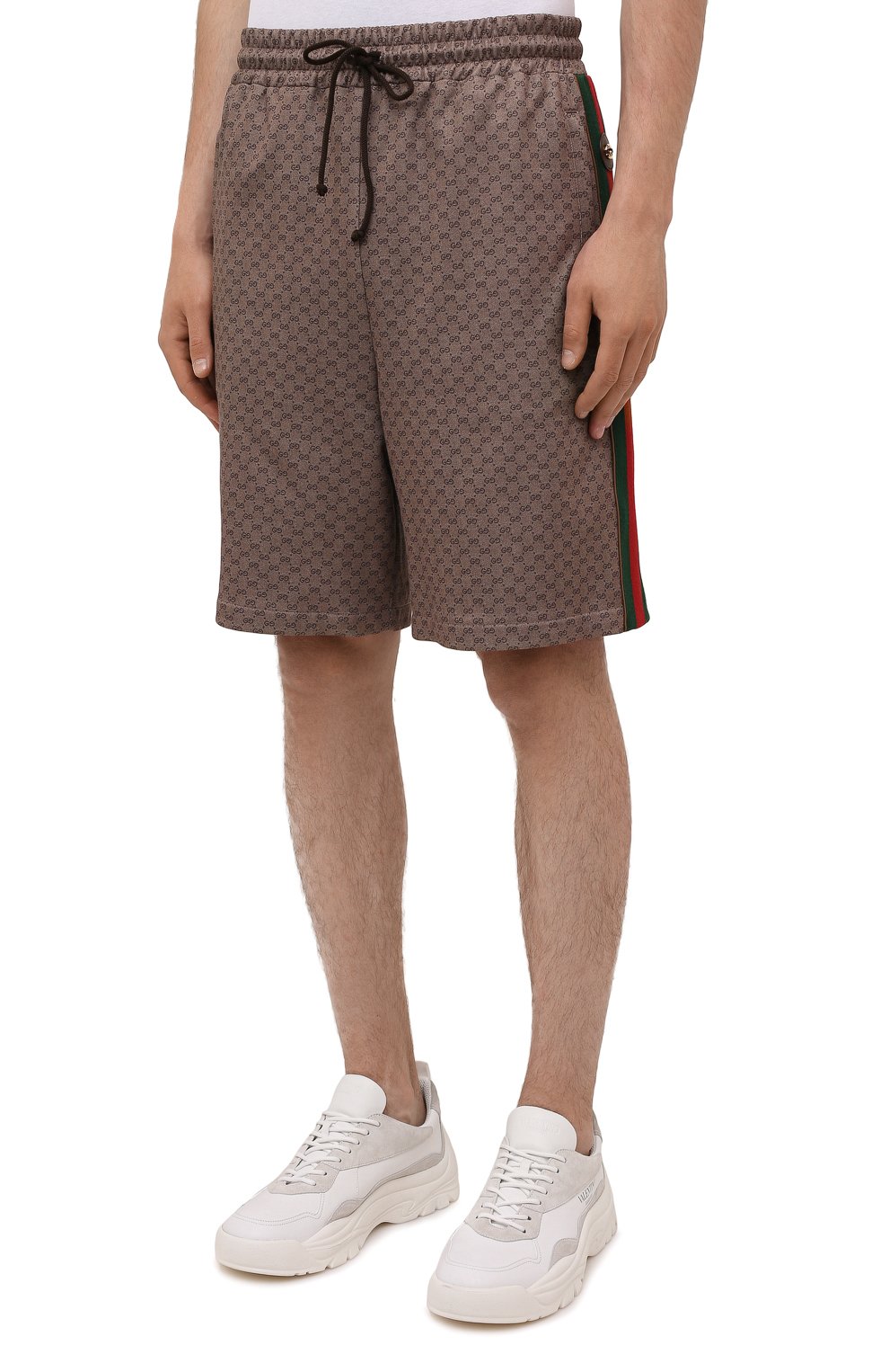 Шорты GUCCI коричневого цвета по цене 141120 руб., арт. 654762/XJDFB, фото 3 Шорты GUCCI, арт. 654762/XJDFB, фото 3