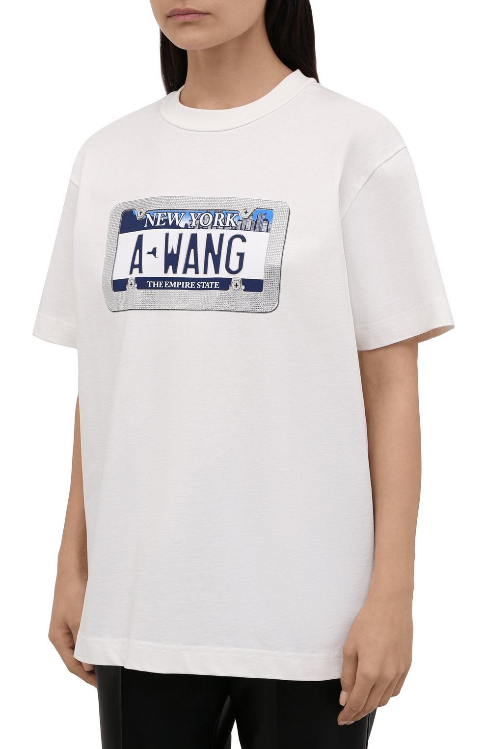 Хлопковая футболка ALEXANDER WANG, арт. UCC3211441, фото 3