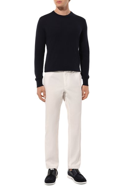 Топсайдеры с отделкой из кожи аллигатора KITON, арт. USSA085N00978_SET, фото 2