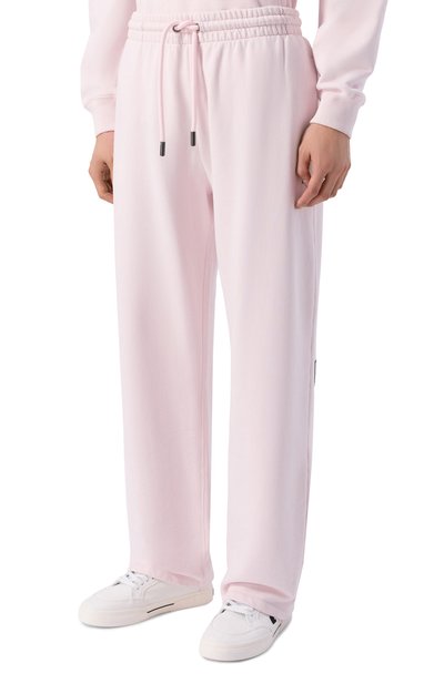 Хлопковые брюки OFF-WHITE светло-розового цвета по цене 58650 руб., арт. 0MCH05AS26FLE005, фото 3 Хлопковые брюки OFF-WHITE, арт. 0MCH05AS26FLE005, фото 3