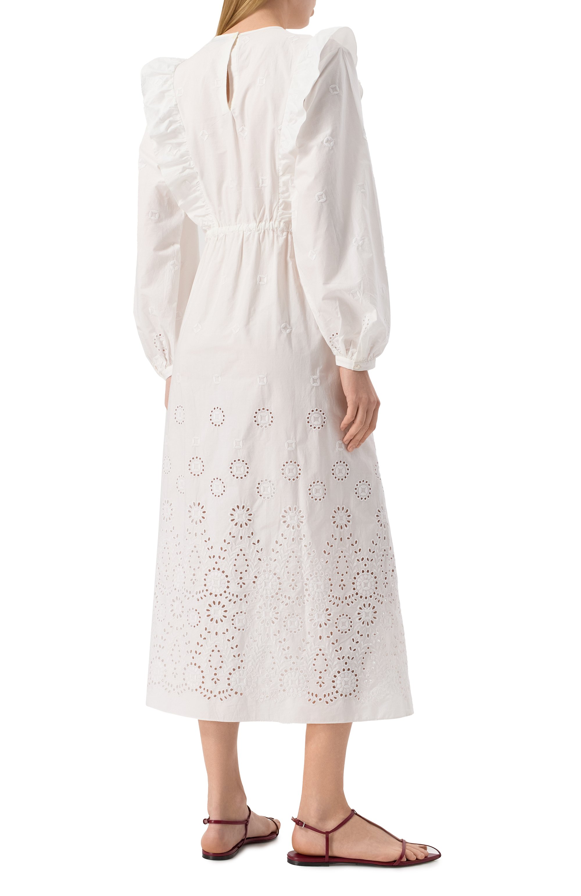 Хлопковое платье A.P.C., арт. C0HFF-F35154, фото 4