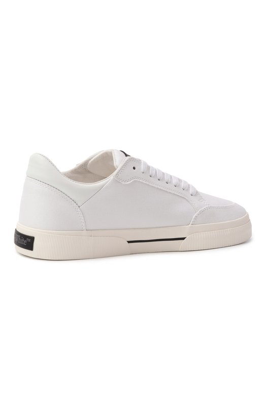 Текстильные кеды New Low Vulcanized Off-White 0MIA293C99FAB002 Белый  0MIA293C99FAB002 Фото 5