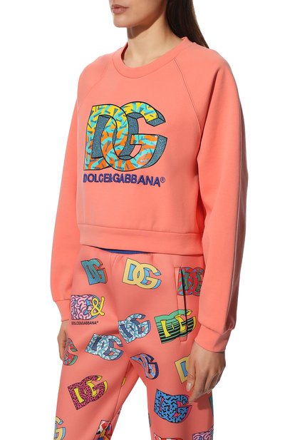 Хлопковый свитшот DOLCE & GABBANA, арт. F9M55Z/G7BYZ, фото 3