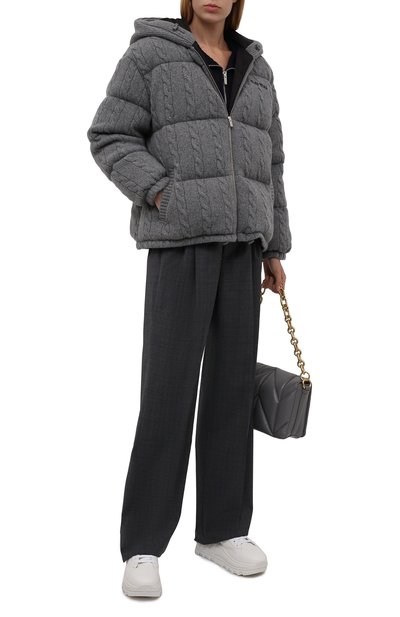 Пуховик из шерсти и кашемира MIU MIU, арт. ML725-1ZHW-F0031, фото 2