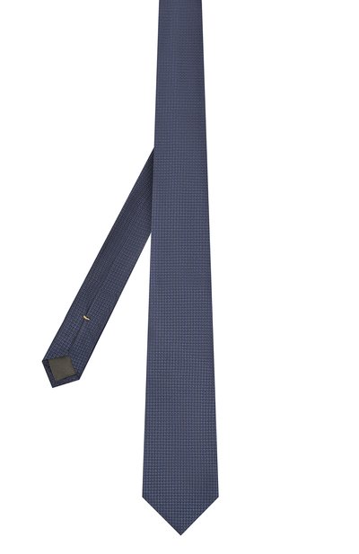 Шелковый галстук CANALI темно-синего цвета по цене 11800 руб., арт. 24/HJ03125, фото 2 Шелковый галстук CANALI, арт. 24/HJ03125, фото 2