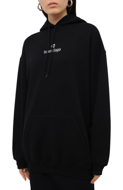 Хлопковое худи BALENCIAGA, арт. 578135/TJVE1, фото 3
