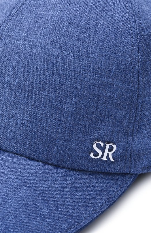 Бейсболка из шерсти и шелка Stefano Ricci MCV51SB19E/BI72HC Синий  MCV51SB19E/BI72HC Фото 4