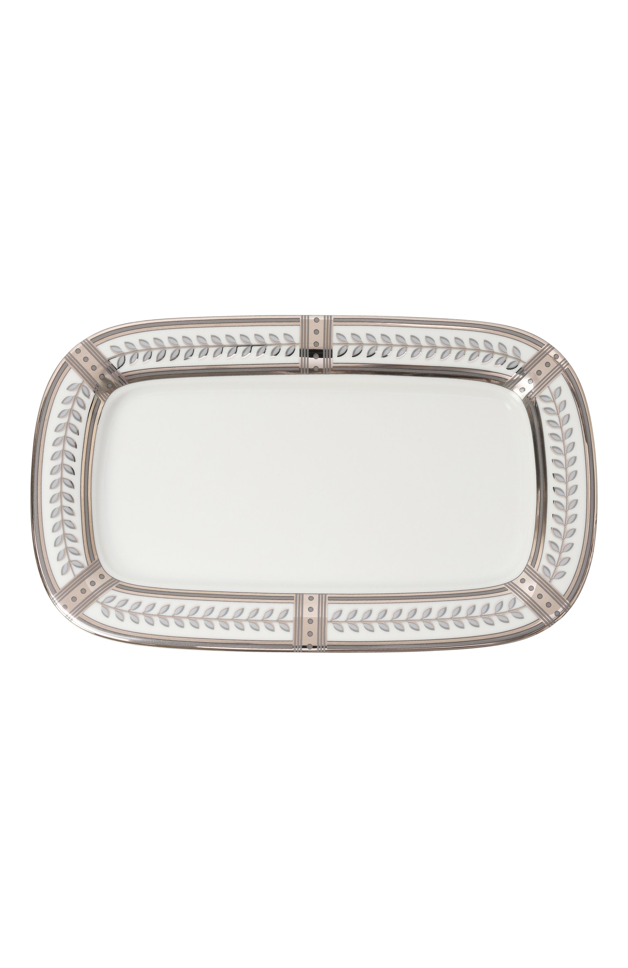 Поднос прямоугольный средний STEFANO RICCI, арт. 0V02314/LEAVES, фото 1