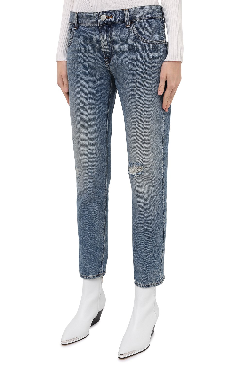 Джинсы EMPORIO ARMANI синего цвета по цене 23050 руб., арт. 6H2J36/2D9QZ, фото 3 Джинсы EMPORIO ARMANI, арт. 6H2J36/2D9QZ, фото 3