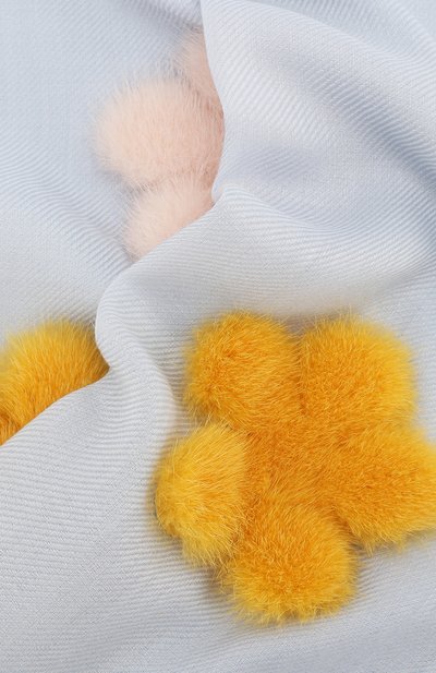 Шарф с меховой отделкой LORO PIANA, арт. FAI5339, фото 2