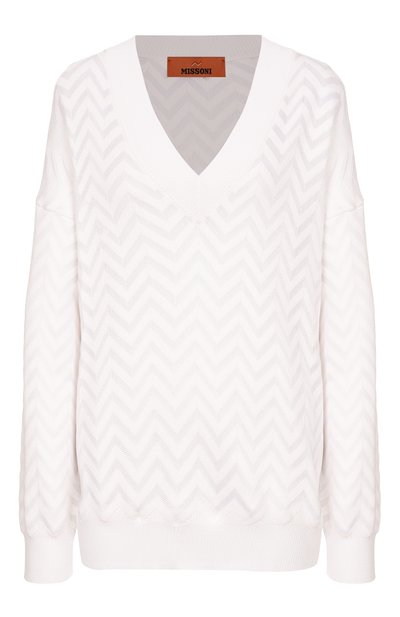 Женский пуловер из хлопка и вискозы MISSONI, арт. DC26SN01/BK01H2