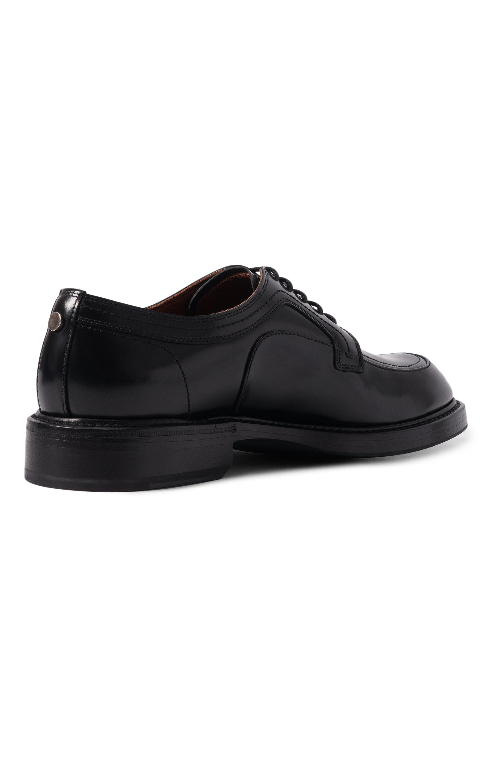Кожаные дерби gonzaga DOLCE & GABBANA черного цвета по цене 134000 руб., арт. A10923/A0881, фото 4 Кожаные дерби gonzaga DOLCE & GABBANA, арт. A10923/A0881, фото 4