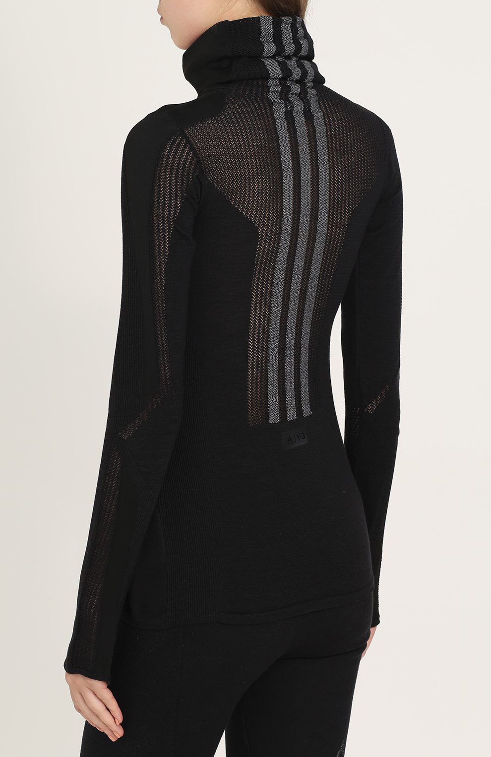 Свитер фактурной вязки с высоким воротником Y-3, арт. BK0847, фото 4