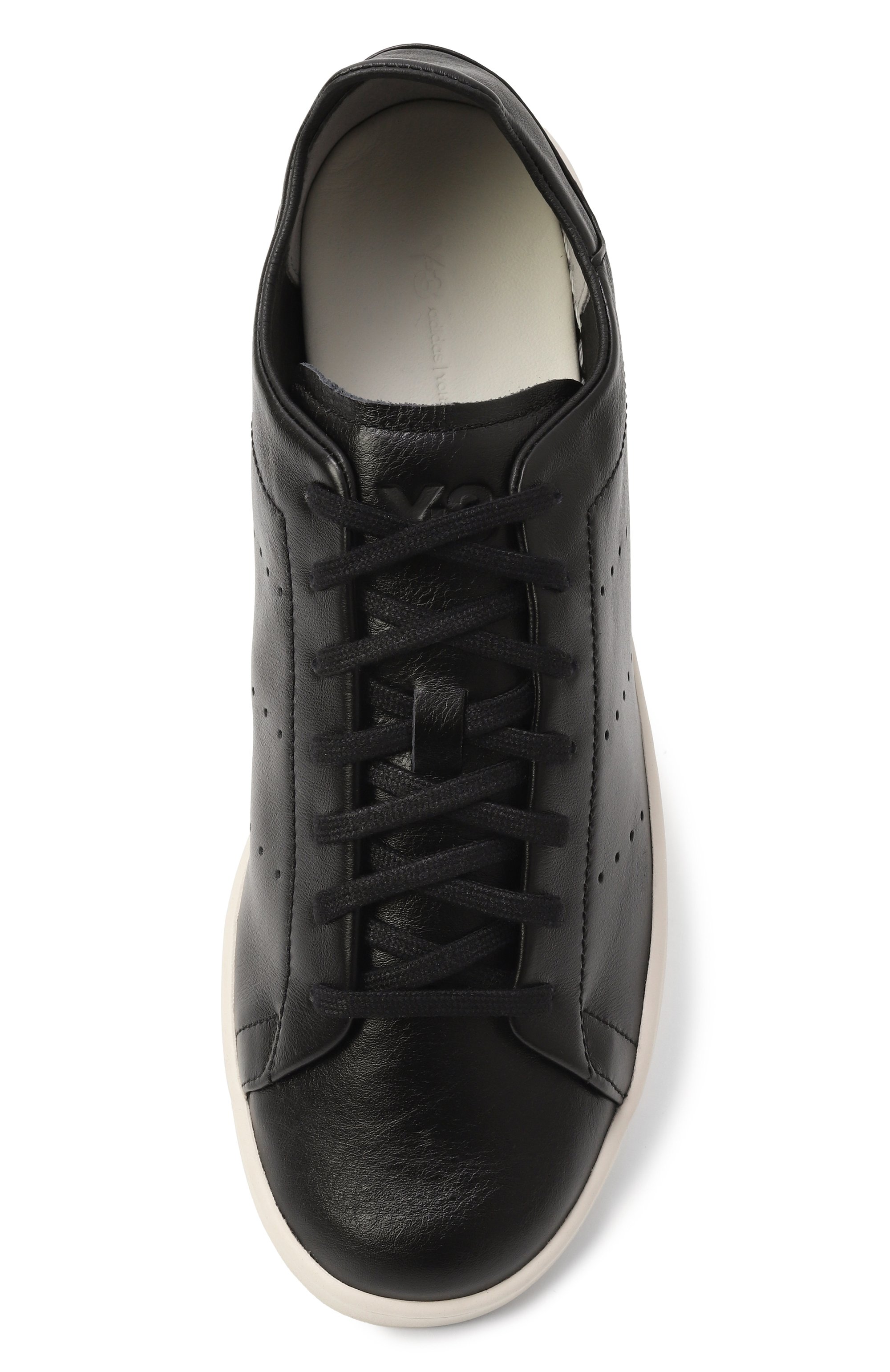 Кожаные кеды stan smith Y-3 черного цвета по цене 32900 руб., арт. JQ4977, фото 6 Кожаные кеды stan smith Y-3, арт. JQ4977, фото 6